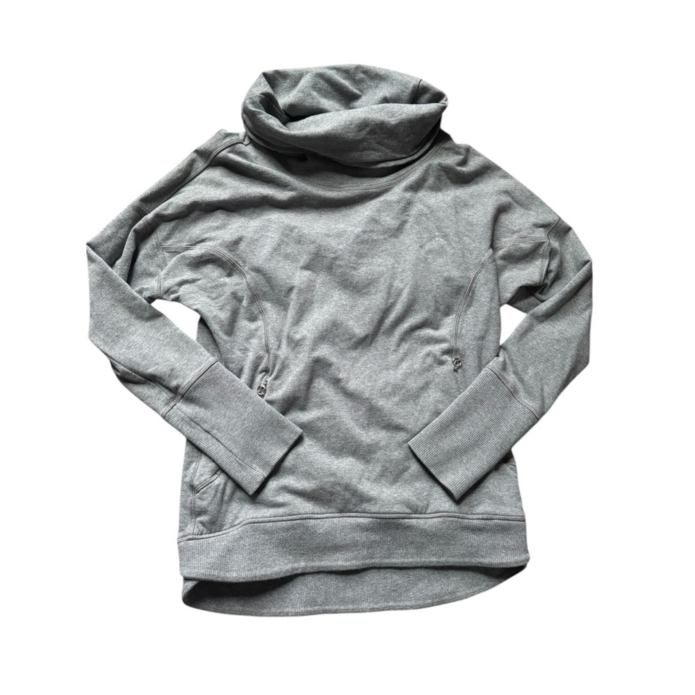Lululemon Rest Day Gray Cowl Neck Sweatshirt 4